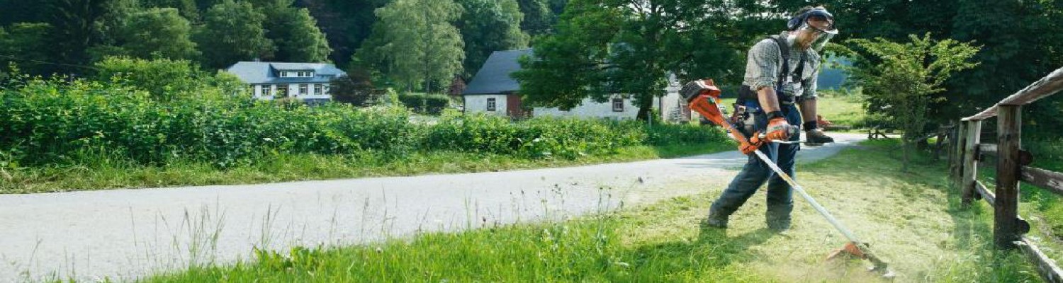 Motivbild der Seite: Rückentragebare Motorsensen